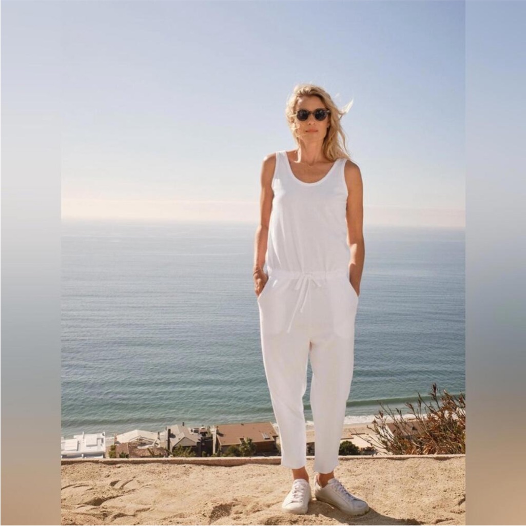 Frank & Eileen Elegant White Jumpsuit